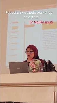 An Introduction to Research #learn_english_with_dr_malika_kouti