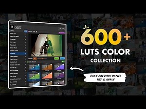 LutLens, The ultimate LUT collection Extension for After Effects