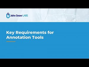 Key Requirements for Annotation Tools