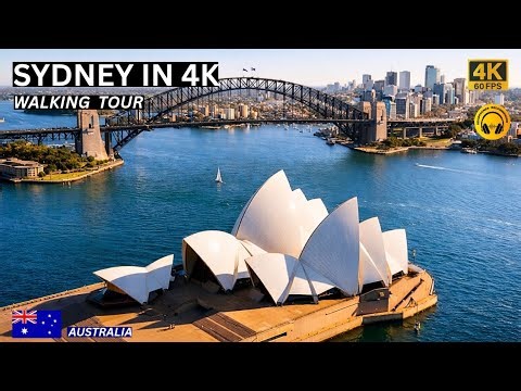 Sydney CBD Walk | Immersive City Walking Tour | 4K60FPS | Binaural 🎧