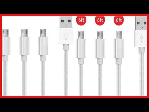 Reliable 3-Pack Android Charger Cable for Fast, Safe Charging