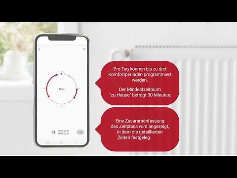Danfoss Ally™ App - Wie man einen Wochenplan einrichtet und kopiert