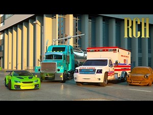 Florence the Ambulance and Ross the Race Car - Real City Heroes (RCH) | Videos for Children - Videos For Kids