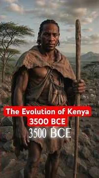 Ai creates the evolution of Kenya 🇰🇪 🔥since 3500 BCE… in one minute.