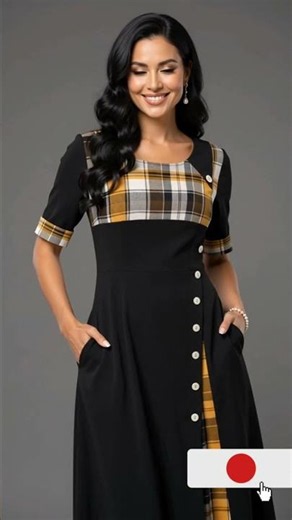 Elegant Black Plaid Maxi Dress for Women | Stylish Casual & Party Fashion 2026!