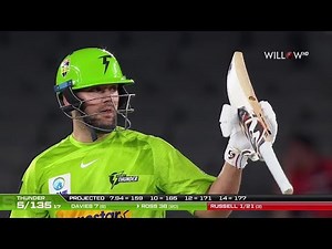 Rilee Rossouw 53 runs vs Melbourne Renegades| 7th Match - Melbourne Renegades vs Sydney Thunder