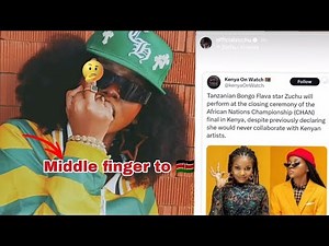 ZUCHU confirm not planning to work with any 🇰🇪 artist but coming to perform to 🇰🇪 audi£nce