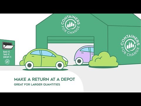 How to return using a depot | Containers for Change QLD