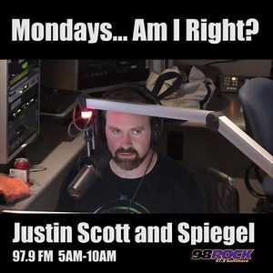 5K views · 79 reactions | Mondays . . . | Justin, Scott and Spiegel on 98 Rock | Facebook