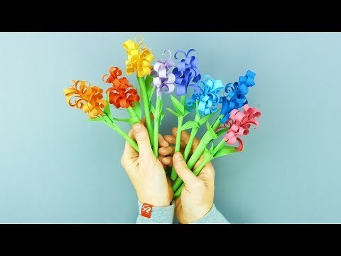 Flower craft tutorial – easy spring decoration