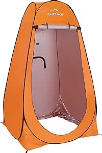 Your Choice Pop Up Privacy Shower Tent - Portable Changing Tent for Camping, Beach & Hiking - 6.2FT Lightweight with Carry Bag, Quick Setup & Full Coverage | Portable, for Camping, Beach, Hiking, with Carry Bag, Quick Setup