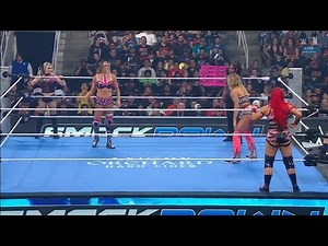 Alexa Bliss & Charlotte Flair vs. Sol Ruca & Zaria Tag Team Championships - Smackdown 10/17/2025 ...