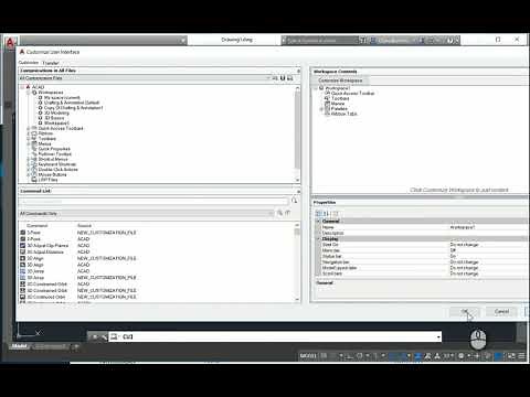 Customize user interface in 2 min CUI command