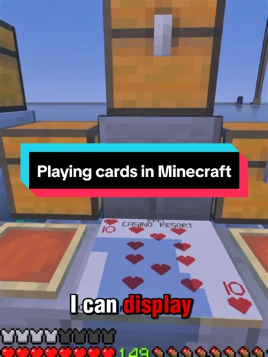 How to make playing cards in Minecraft with pixel map art #minecraft #minecraftbuilding #minecraftpixelart #livestreaming #roguetrailssmp