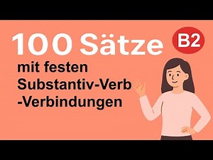 100 German Sentences with Collocations (B1) | Read-Along Practice for Intermediate Learners