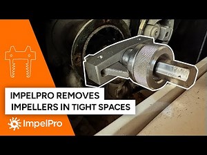 One-Handed Impeller Removal in a Tight Engine Room — ImpelPro in Action