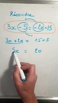 Solving a simple equation #maths #mathematics #school #algebra #automobile