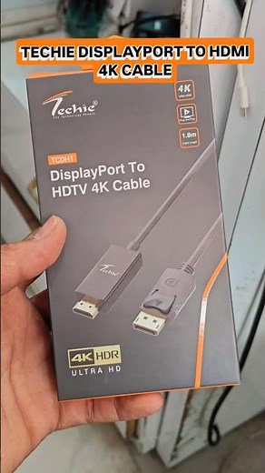 DisplayPort to HDMI Adapter | Connect PC to TV/Monitor in Seconds! 🔥