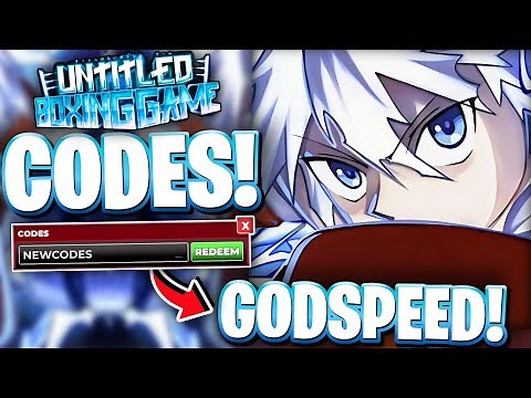 ⚡GODSPEED! ALL NEW GODSPEED UPDATE CODES FOR UBG | ROBLOX UNTITLED BOXING GAME CODES
