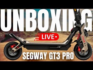 NEW Segway GT3 Pro – 50MPH FAST Electric Scooter | LIVE Unboxing & Assembly!