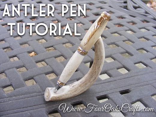 Deer Antler Pen And How To Make It