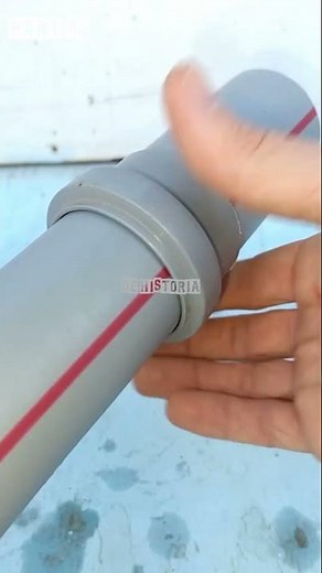 Genius DIY Trick: How to Measure Pipes Straight Using a Pipe Piece! 🔧 #Shorts