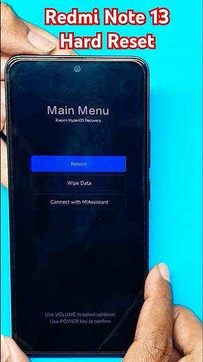 Reset Your Redmi Note 13 NOW With This SIMPLE Trick | Redmi Note 13 5g Hard Reset | Redmi Hard Reset