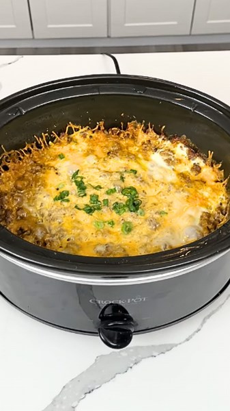 Crockpot all in one breakfast idea
