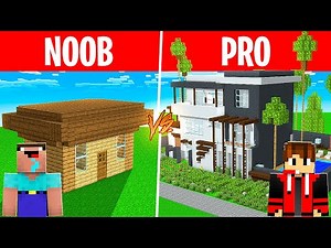 NOOB Vs HACKER : I CHEATED in a Build Challenge in Minecraft