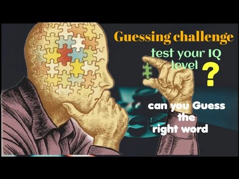 Guess The Words Challenge/ IQ Level Test😵‍💫