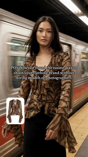 Upload your flat lay onto imaginecreate.ai to generate your own personalize AI photo and video shoot! 📸 And the best part? It takes less than 3 mins! #clothingbrandowner #aifashion #fashionreels #aivideo #aiphotoshoot | ImagineCreate AI