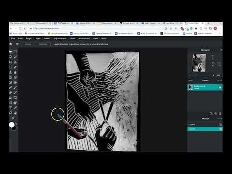 how to invert an image using Pixlr
