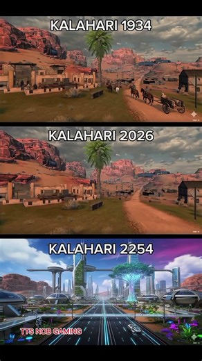 FREE FIRE KALAHARI MAP 2050 🔥 Desert Future Battle | Ultra Pro Gameplay & Tips