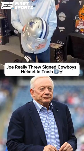 49ers legend Joe Montana threw a Cowboys helmet in the trash at a fan meetup 😭😭 #dallascowboys #fblifestyle | Dallas Cowboys Fans