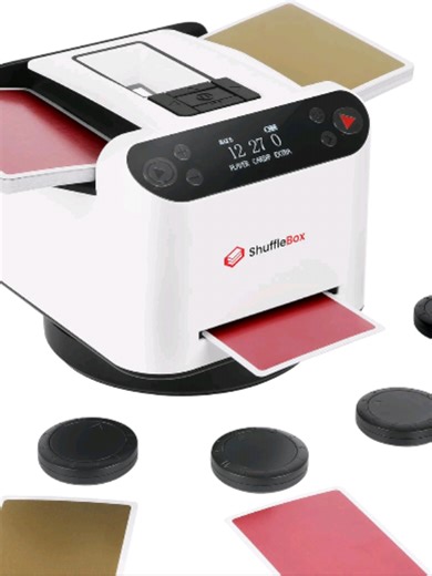 Link in Bio Upgrade your game night with the G1 Pro 2025 Automatic Card Shuffler & Dealer 🎉 No more manual shuffling! This smart device automatically shuffles and deals cards for up to 12 players — perfect for poker nights, board games, and family gatherings. ✨ Key Features: 🔹 2-in-1 Automatic Card Shuffler & Dealer 🔹 Supports up to 12 Players 🔹 Ultra-Quiet Operation 🤫 🔹 Rechargeable Battery 🔋 🔹 Remote Card Calling for easy dealing 🔹 Perfect for Poker, UNO, and Board Games Make every ga