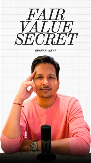 Vikas Agrawal | Stock Price Secret Formula Of Graham📦 | Instagram