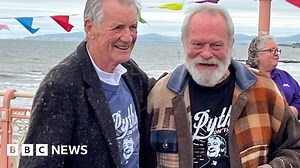 Terry Jones: Monty Python stars Palin and Gilliam lead Colwyn Bay statue appeal