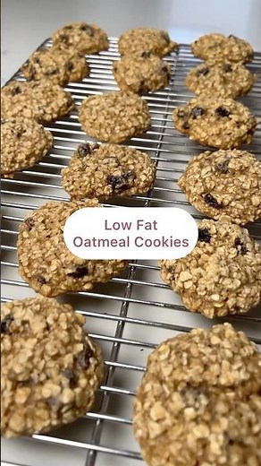 Low Fat Oatmeal Cookies