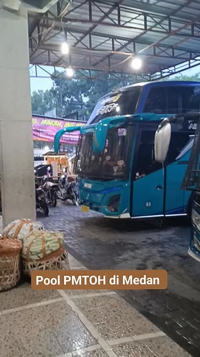 Blusukan ke pool bus PMTOH di Medan. #pmtoh #pool #medan | Nathan Karona