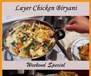 Layer Chicken Biryani Recipe | Slow-cooked Rice & Chicken Recipe