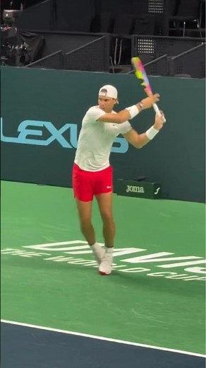 rafael nadal forehand analysis #tennis #tennistraining #slowmotion #technique
