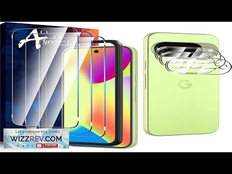 3 Pack Glass Screen Protector for Google Pixel 10 + 3