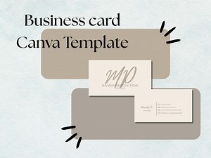Modèle de carte de visite à imprimer, téléchargement instantané, carte de visite à faire soi-même, carte modifiable, modèle Canva, produit numérique - Etsy France