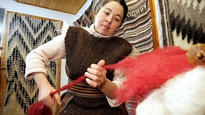 We went to Western Ukraine two days before the Russian invasion to see how this Hutsul minority is keeping a century-old traditional weaving craft alive. For more, visit: www.etsy.com/ie/shop/WovenWoolArt | Business Insider Today