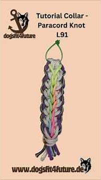 Dog Collar Paracord Tutorial Knot L91