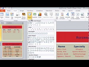 Microsoft PowerPoint: How to Insert and Format Action Buttons on a Hyperlinked File