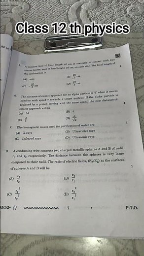# # physics class 12th paper solution #physics paper solution class 12 #cbse #boardexam2026 physics