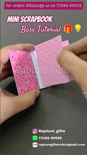 Scrapbook base tutorial🎁 | Photo Memory Scrapbook Making 💡| Album base tutorial