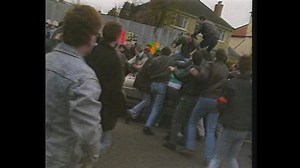 Funeral crowd attacks corporals