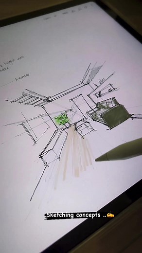 ✍️Interior architecture sketching with @the_sketchypen using #Conceptsapp #interiordesign #interiorarchitecture #howtouseconceptsapp #conceptsapparchitect #conceptsapparchitecture #interiorarch #archinterior #interiorsketch #sketchbook #digitalsketch #digitalsketching #inspiration